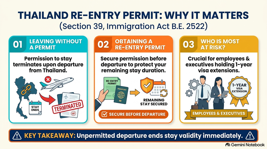 Thailand re-entry permit and permission to stay rules